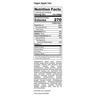 Vegan Apple Tart Nutrition Facts